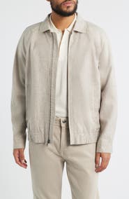 Nordstrom Linen Harrington Jacket