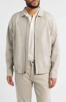 Linen Harrington Jacket