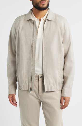 Linen Harrington Jacket