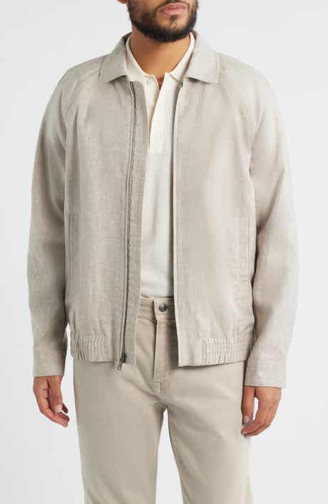 Linen Harrington Jacket