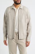 Nordstrom Linen Harrington Jacket
