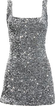 Princess Polly Miss Me Sequin Sleeveless Minidress