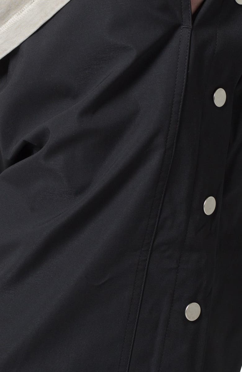 mnml Oversize Side Snap Nylon Pants, Alternate, color, Black