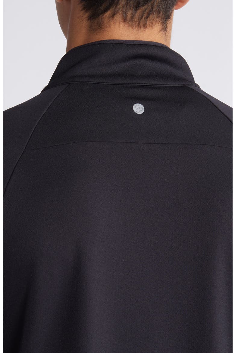 Swing Quarter Zip Golf Pullover, Alternate, color, BLACK
