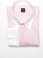 BRISK Bengal Twill Stripes Pima Cotton Shirt