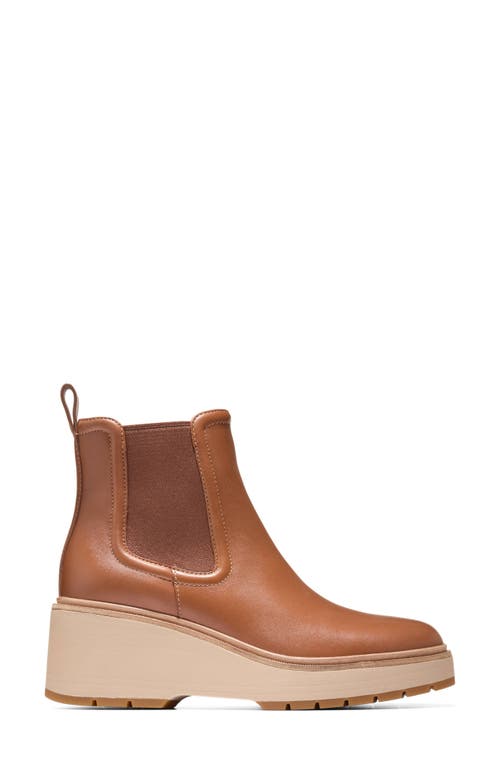 Cole Haan Zerogrand Cityquest Waterproof Wedge Chelsea Boot In Brown
