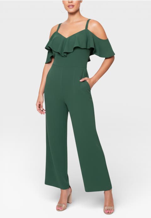 Marcella Off the Shoulder Ruffle Jumpsuit