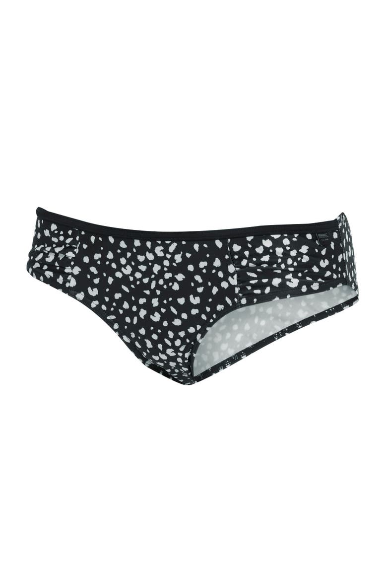 Aceana Polka Dot Bikini Bottoms, Alternate, color, Black and White