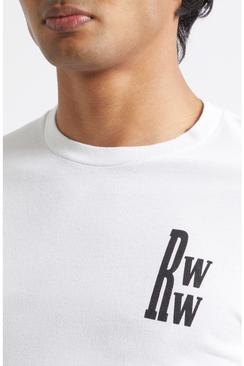RWW Logo T-Shirt, Alternate, color, WHITE/ BLACK