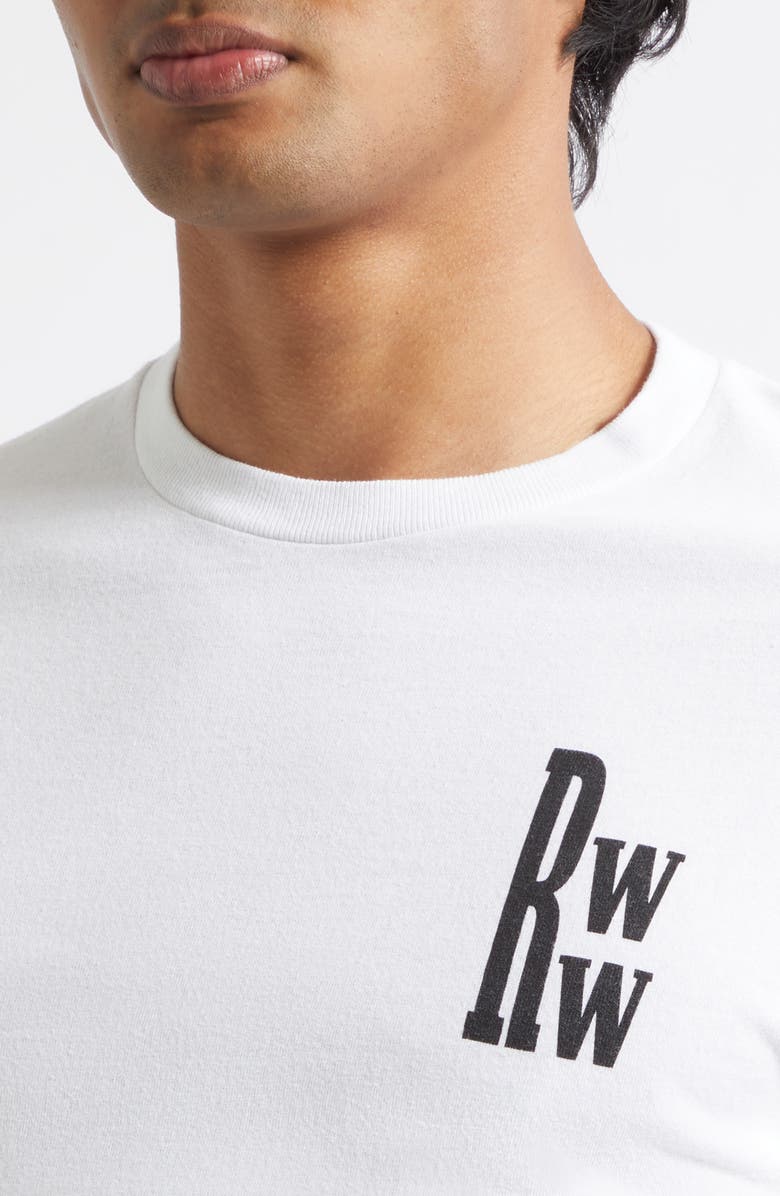 Rodeo Work Wear RWW Logo T-Shirt, Alternate, color, White/ Black