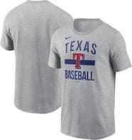 Nike Men's Nike Heather Gray Texas Rangers Arched T-Shirt