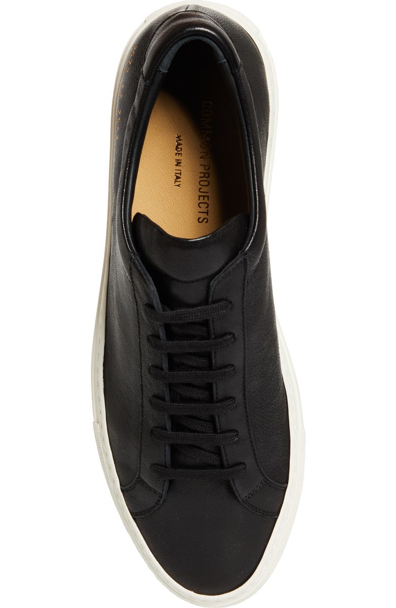 Common Projects Achilles Premium Sneaker, Alternate, color, Black/ White