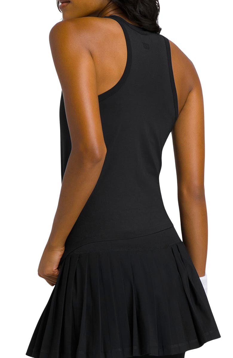 WILSON Fieldhouse Racerback Tank, Alternate, color, Black