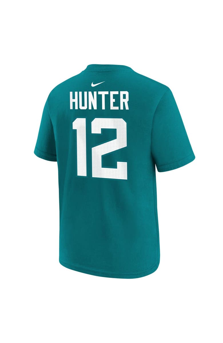Nike Youth Nike Travis Hunter Teal Jacksonville Jaguars 2025 NFL Draft First Round Pick Name & Number T-Shirt, Alternate, color, Teal