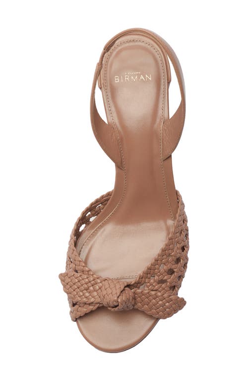 Alexandre Birman Easy Clarita Tresse Block Heel Slingback Sandal