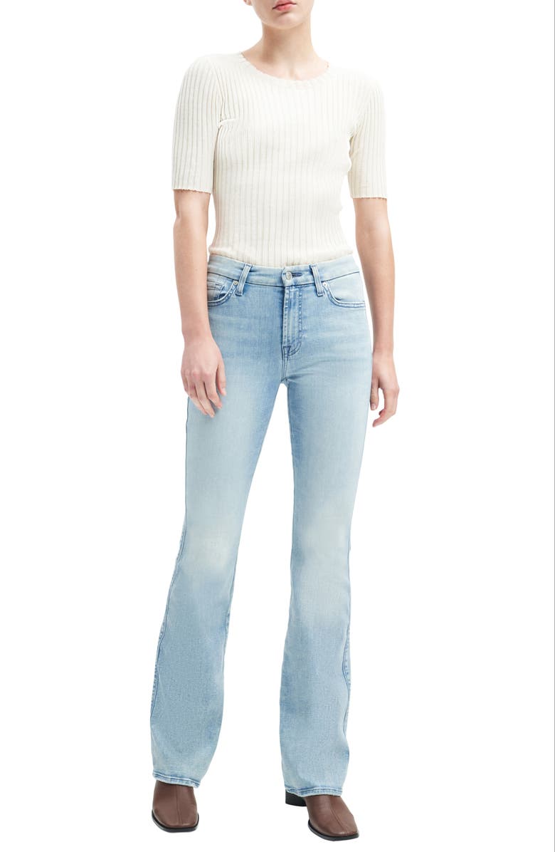 7 For All Mankind Kimmie Bootcut Jeans, Alternate, color, Linden