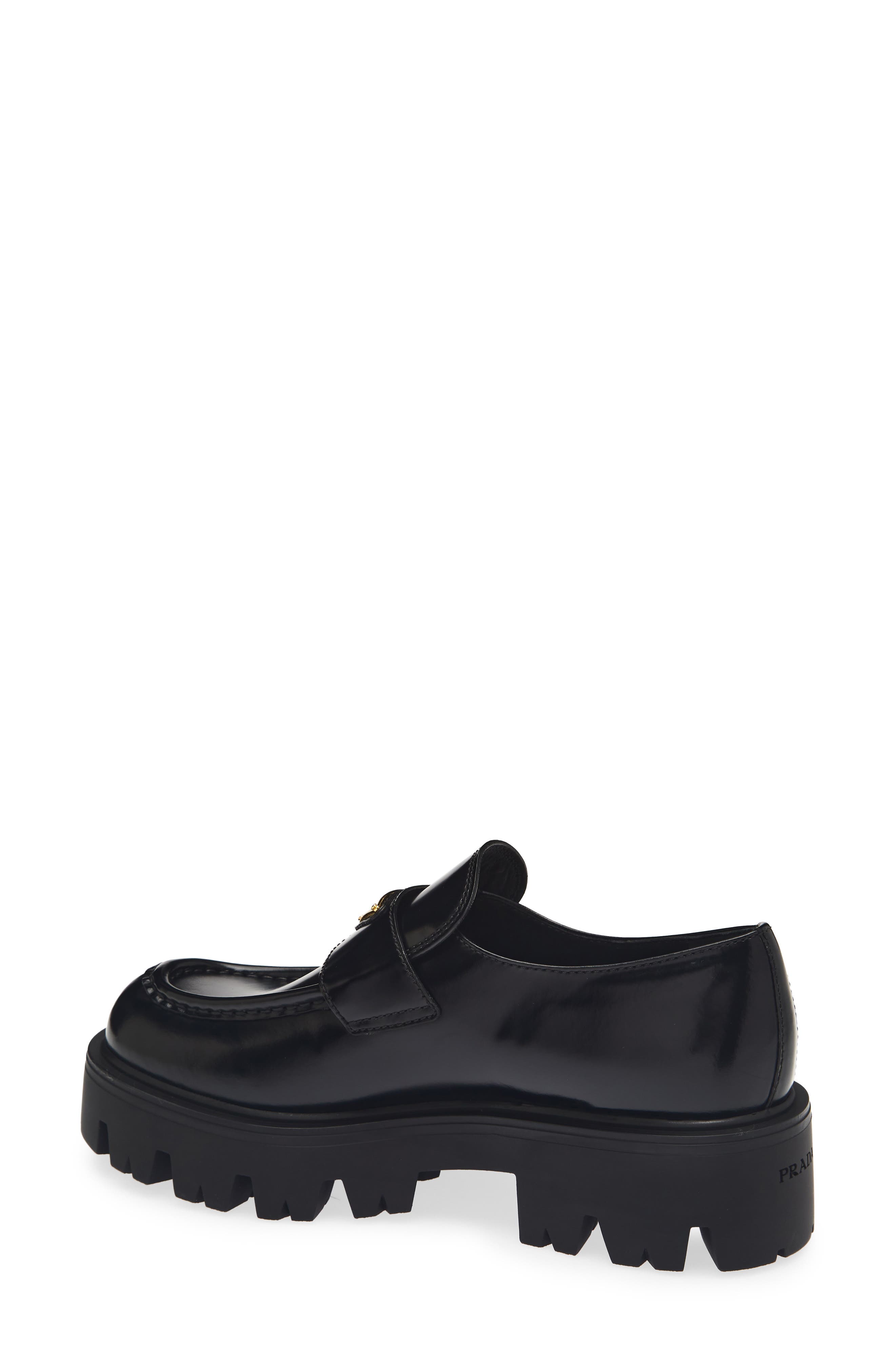 Lug Sole Platform Loafer, Alternate, color, NERO