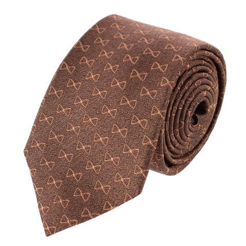 Signature Logo Silk Novelty Necktie