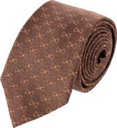 Trafalgar Signature Logo Silk Novelty Necktie