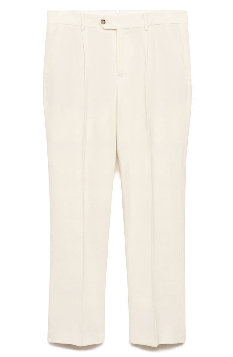 MANGO Slim Fit Wool Blend Dress Pants, Alternate, color,