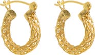 Freya Rose 'Woven for Women' Mini Hoops