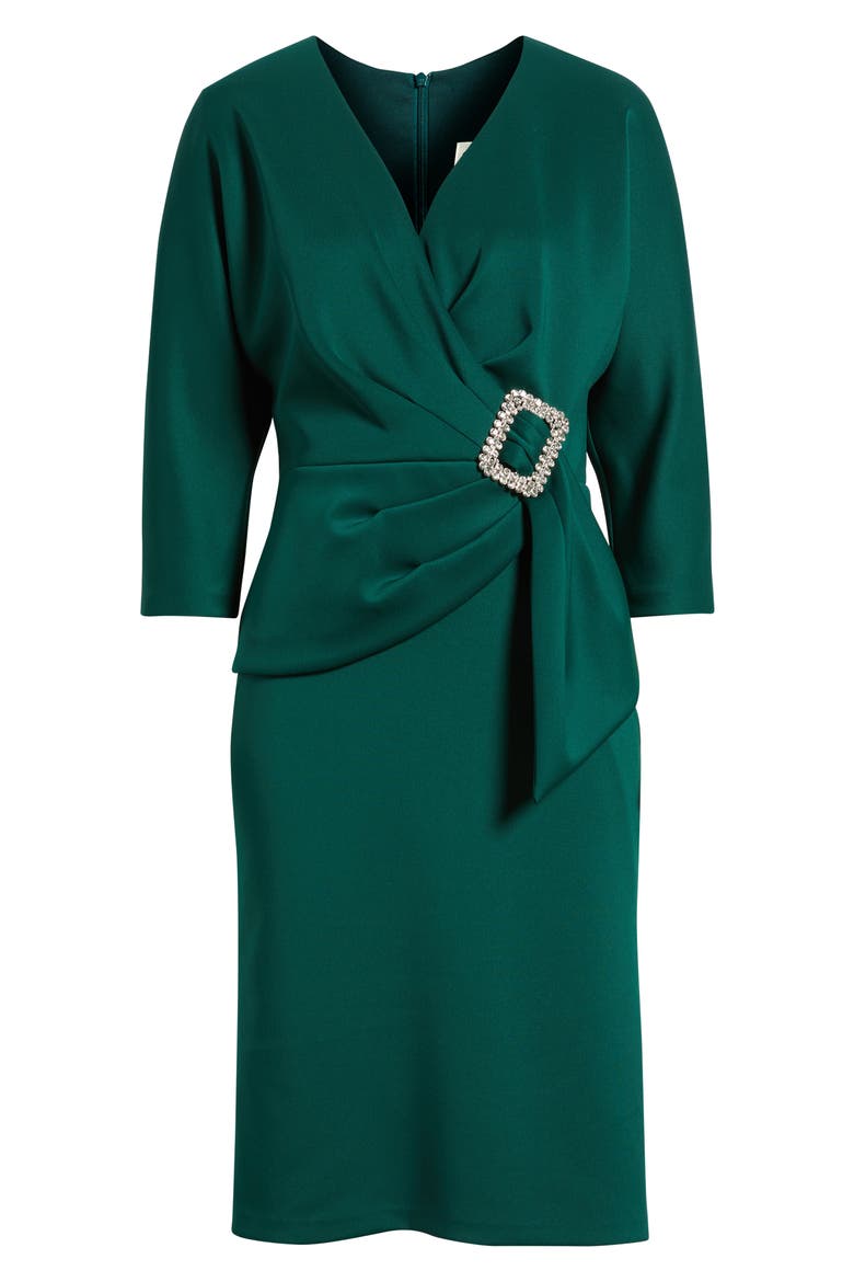 wrap cocktail dresses Misty Midi Dress Avec Les Filles Asymmetric Twist