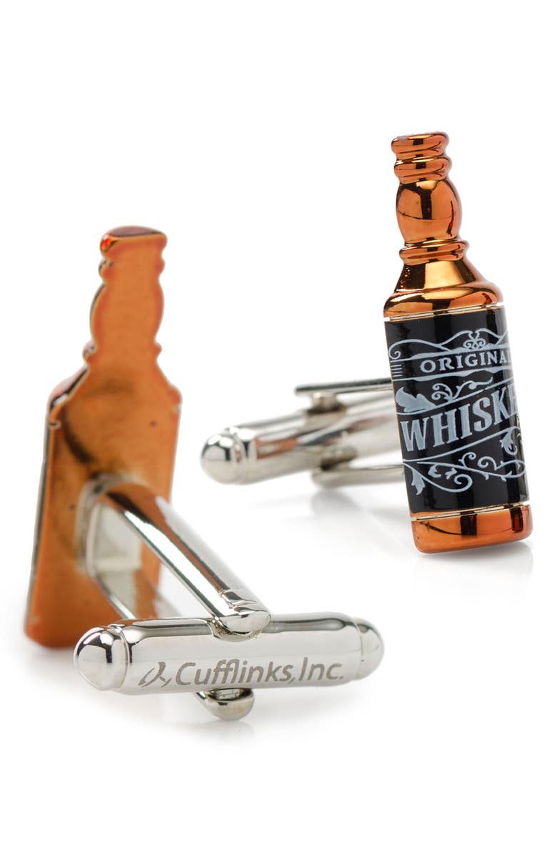 Cufflinks, Inc. Whiskey Cuff Links, Alternate, color, Bronze