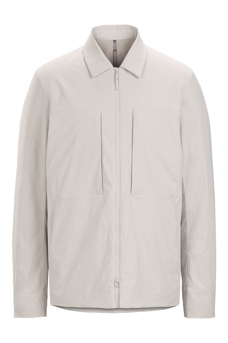 Mionn Water Resistant Insulated Overshirt, Alternate, color, DARK COCOON
