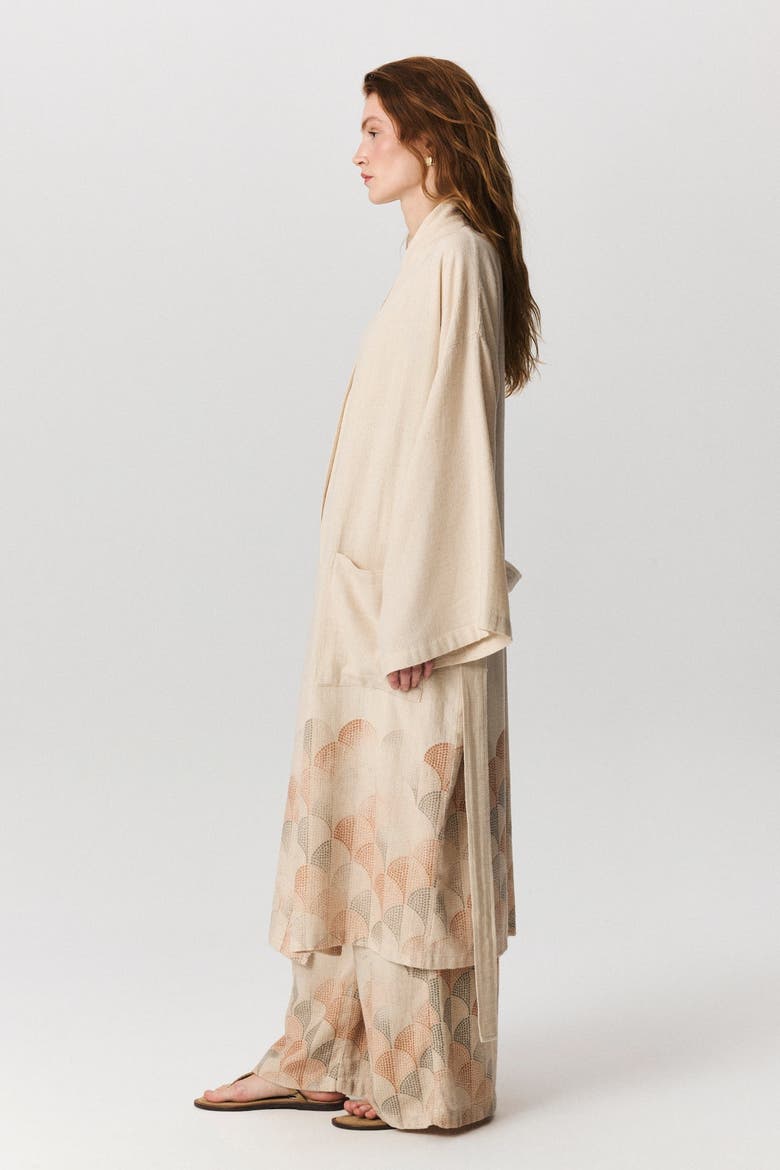 Tessera Bathrobe, Alternate, color, Beige