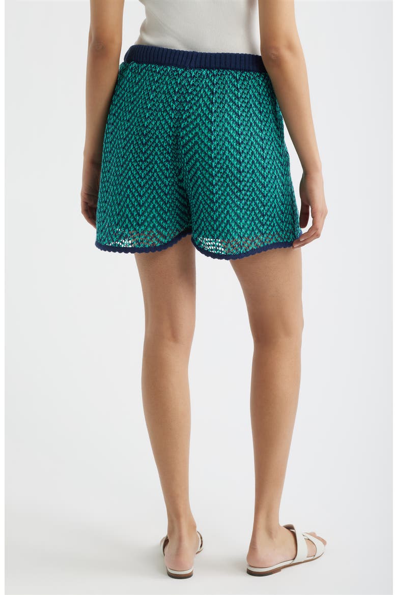 Open Stitch Shorts, Alternate, color, KELLY