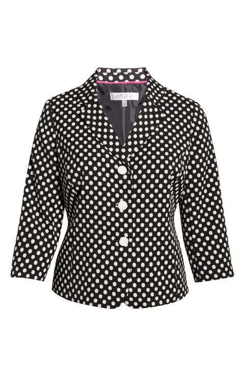 Dot Three Button Jacket