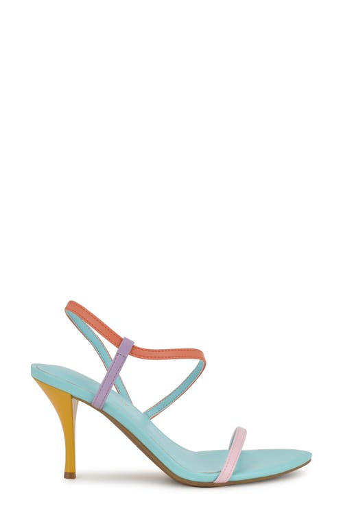 Nine West Cakely 3 Sandal In Pink/mango