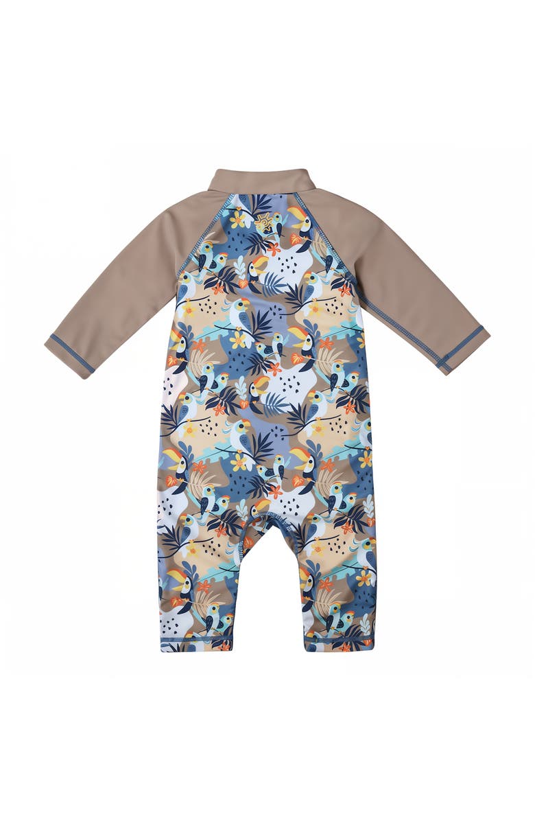 UV Skinz Sun & Swim Suit, Alternate, color, Toucan Tropics