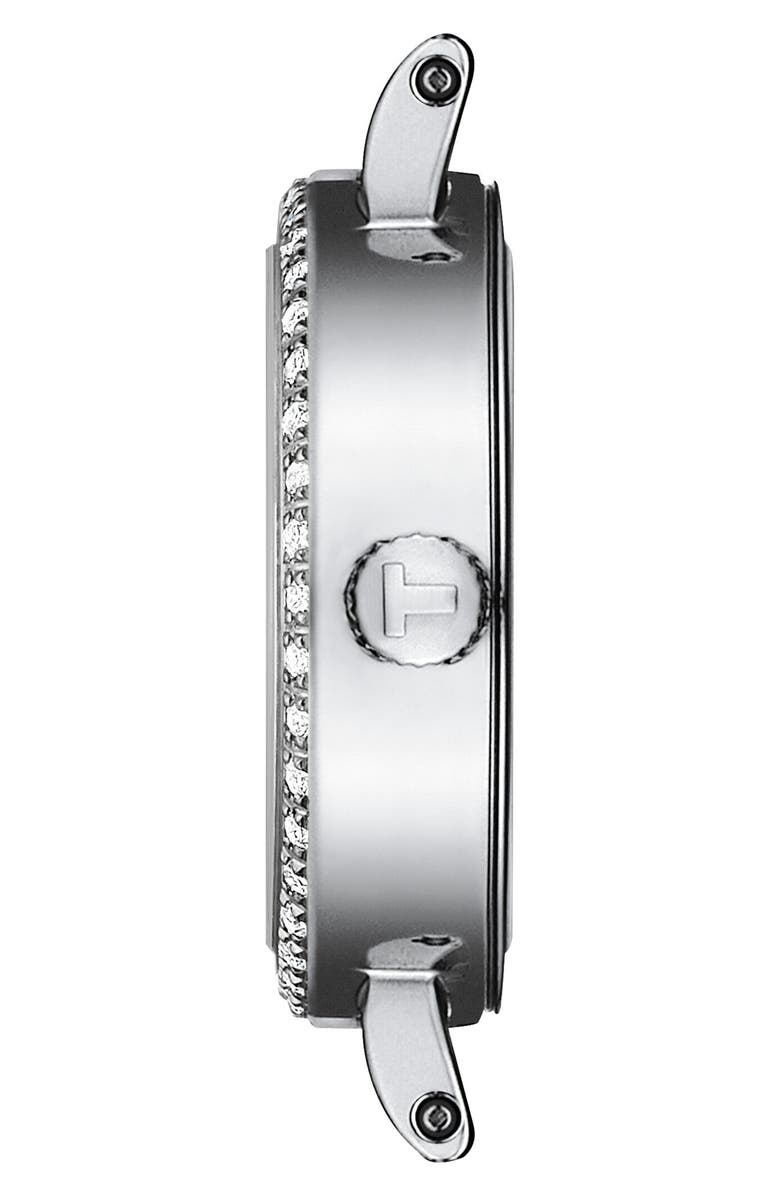 Tissot Lovely Round Mother-of-Pearl Bracelet Watch, 19.5mm, Alternate, color, 