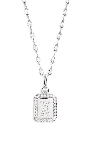 Leith Initial Pendant Necklace