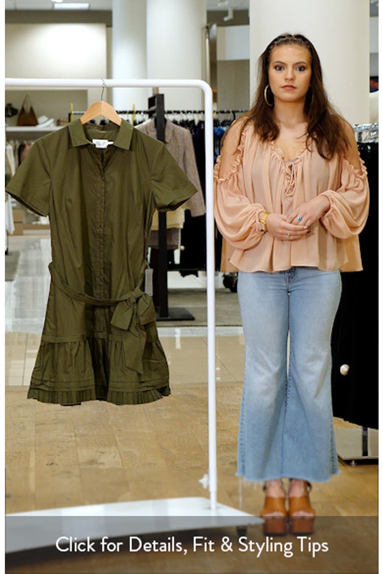 Short Sleeve Cotton Shirtdress video