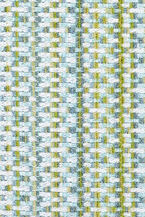 Elaine Smith Kaleidoscope Chenille Micro Check Indoor & Outdoor Woven Accent Pillow