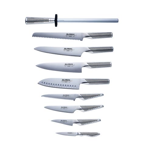 Global 10pc Knife Block Set