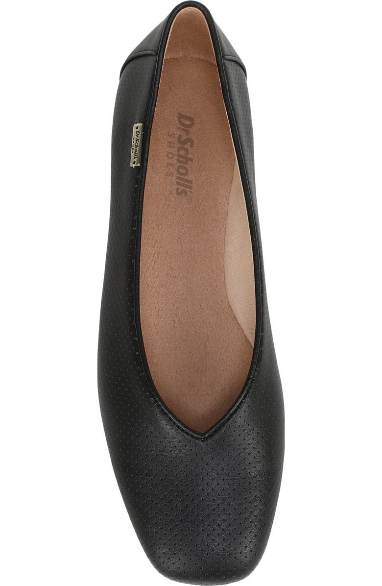 Dr. Scholl's Violet Flat, Alternate, color, Black Faux Leather