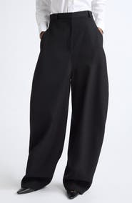 Balenciaga High Waist Barrel Pants