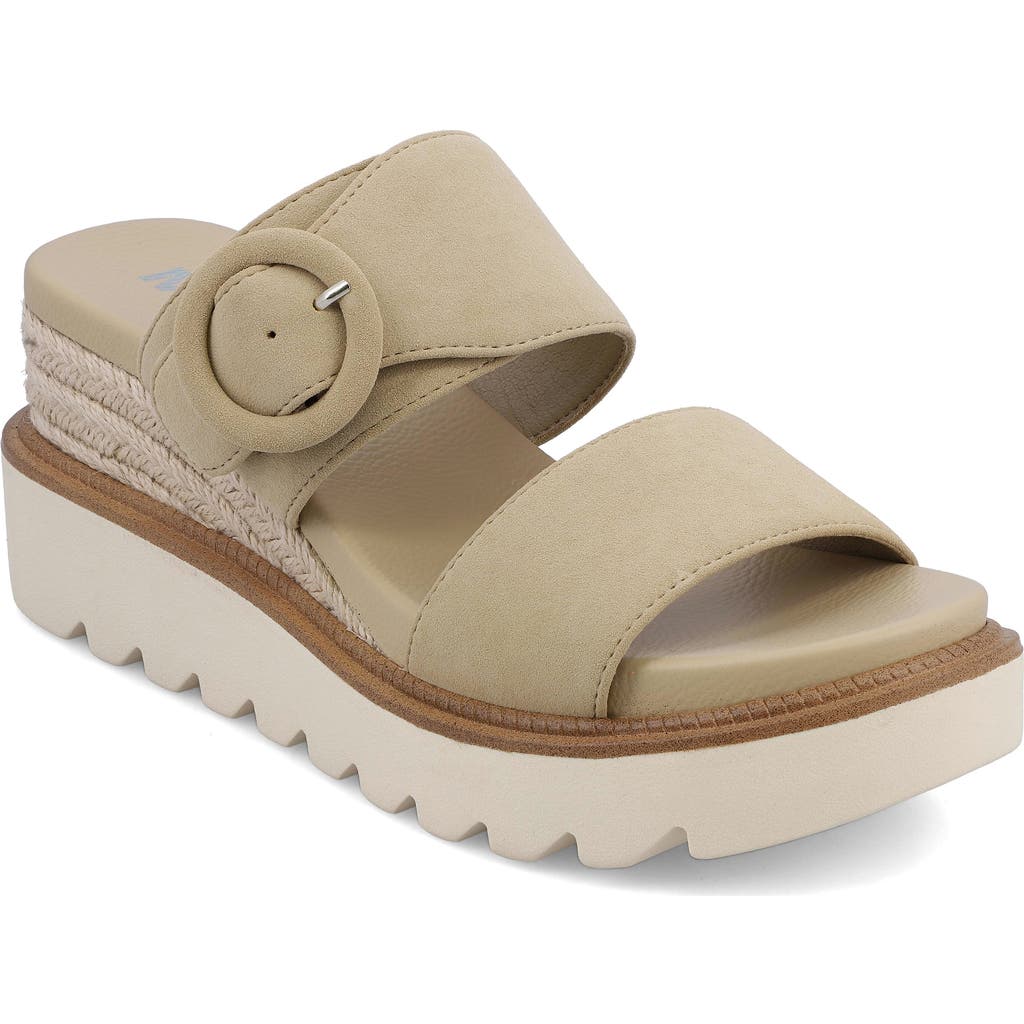 Mia Orla Platform Wedge Sandal In Sand