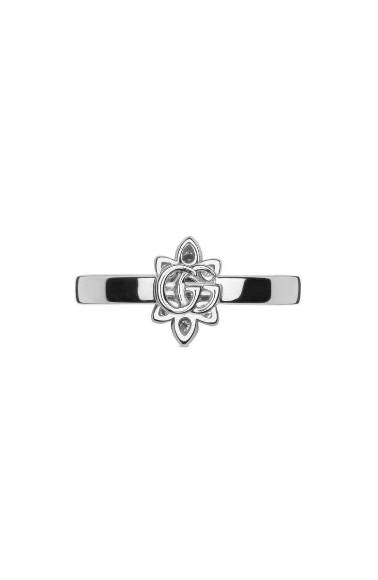 Gucci Flora 18K Gold Diamond Ring, Alternate, color, 