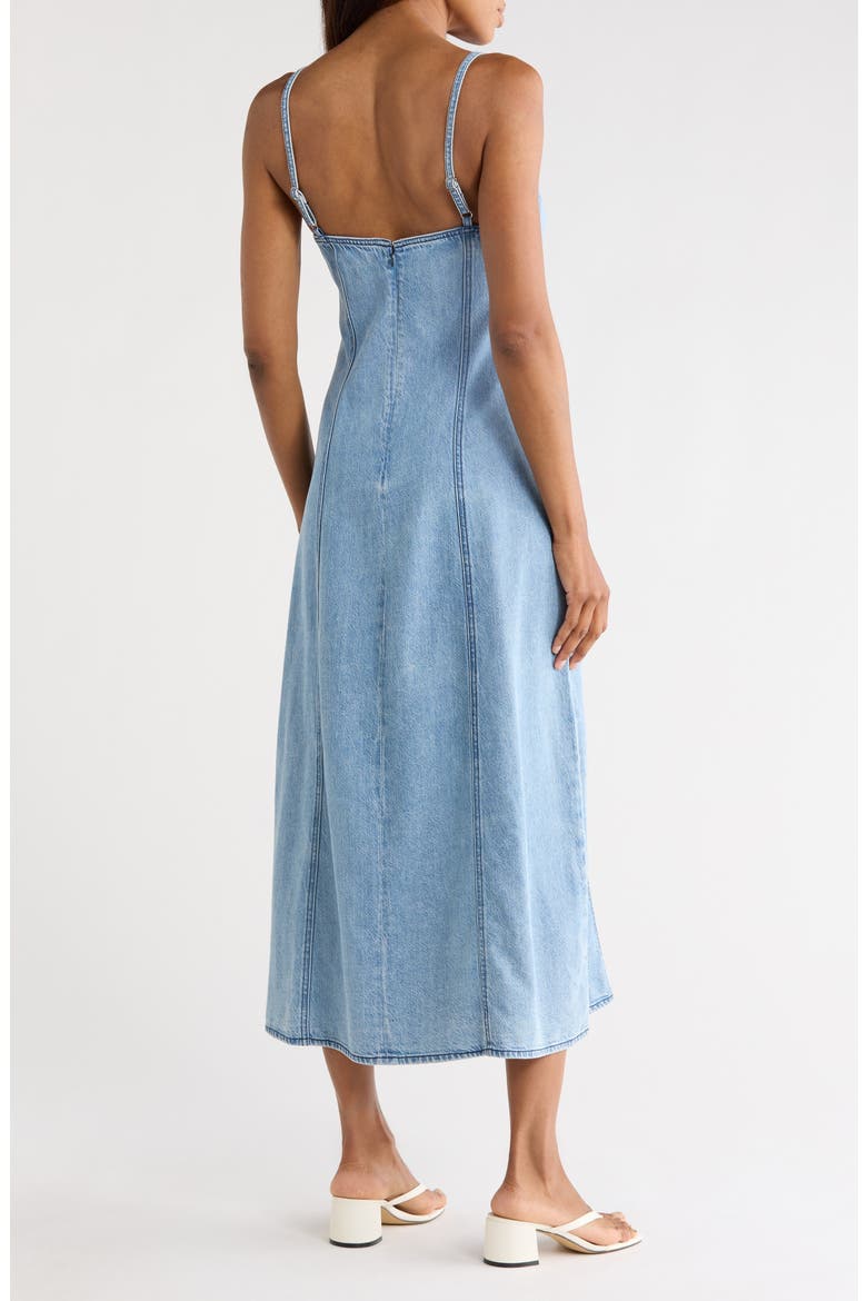Martyna Denim Midi Dress, Alternate, color, SPENCER
