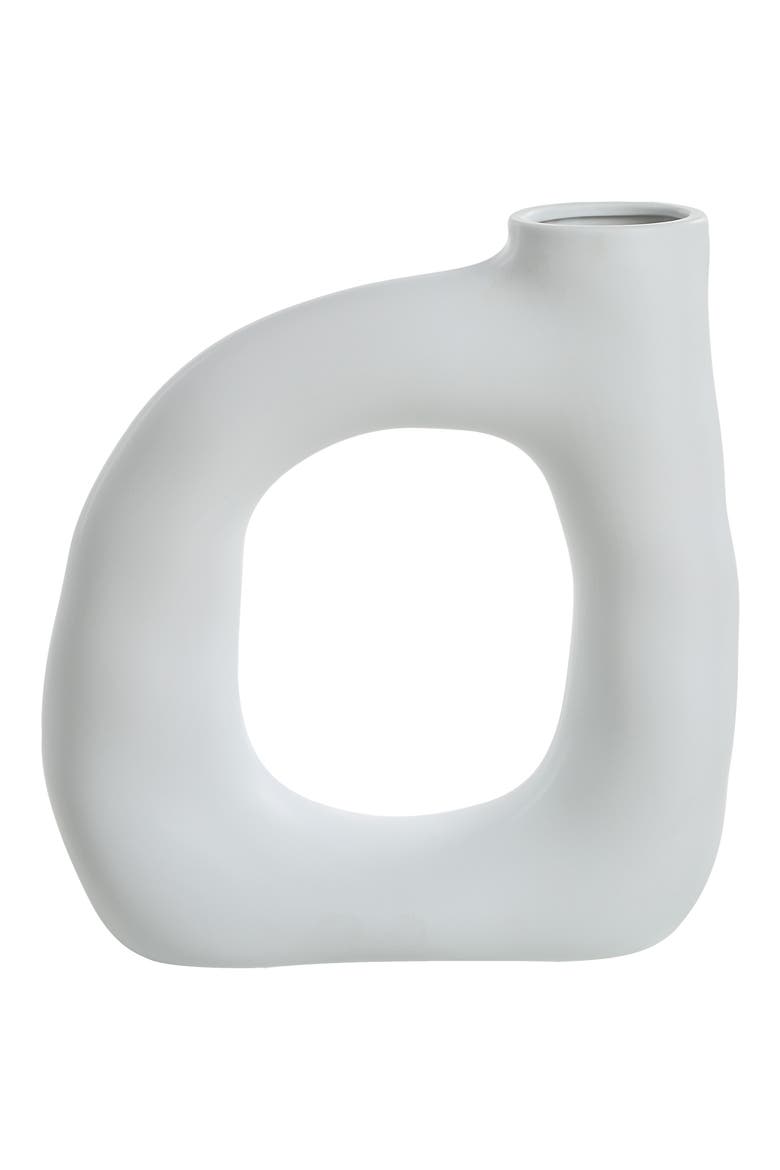 Doppio Decorative Vase, Main, color, WHITE