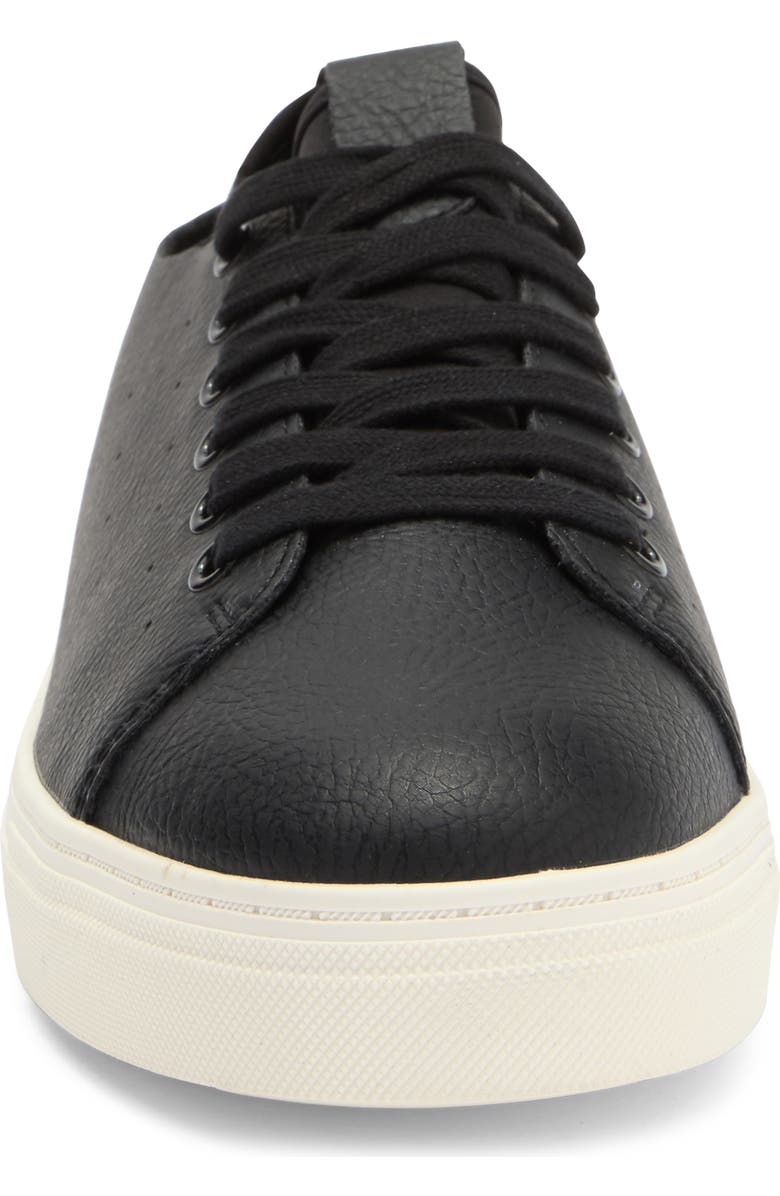 STRAUSS AND RAMM The Lace Up Sneaker, Alternate, color, Blackblack
