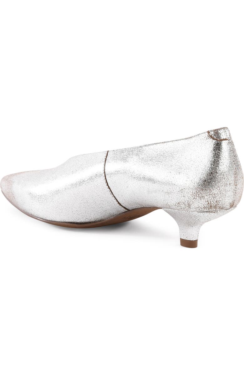 Seychelles Libertine Pointed Toe Kitten Heel Pump, Alternate, color, Pewter