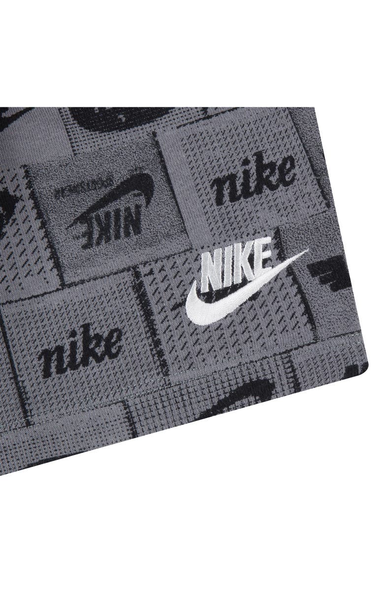 Nike Kids' Logo Print Athletic Shorts, Alternate, color, 
