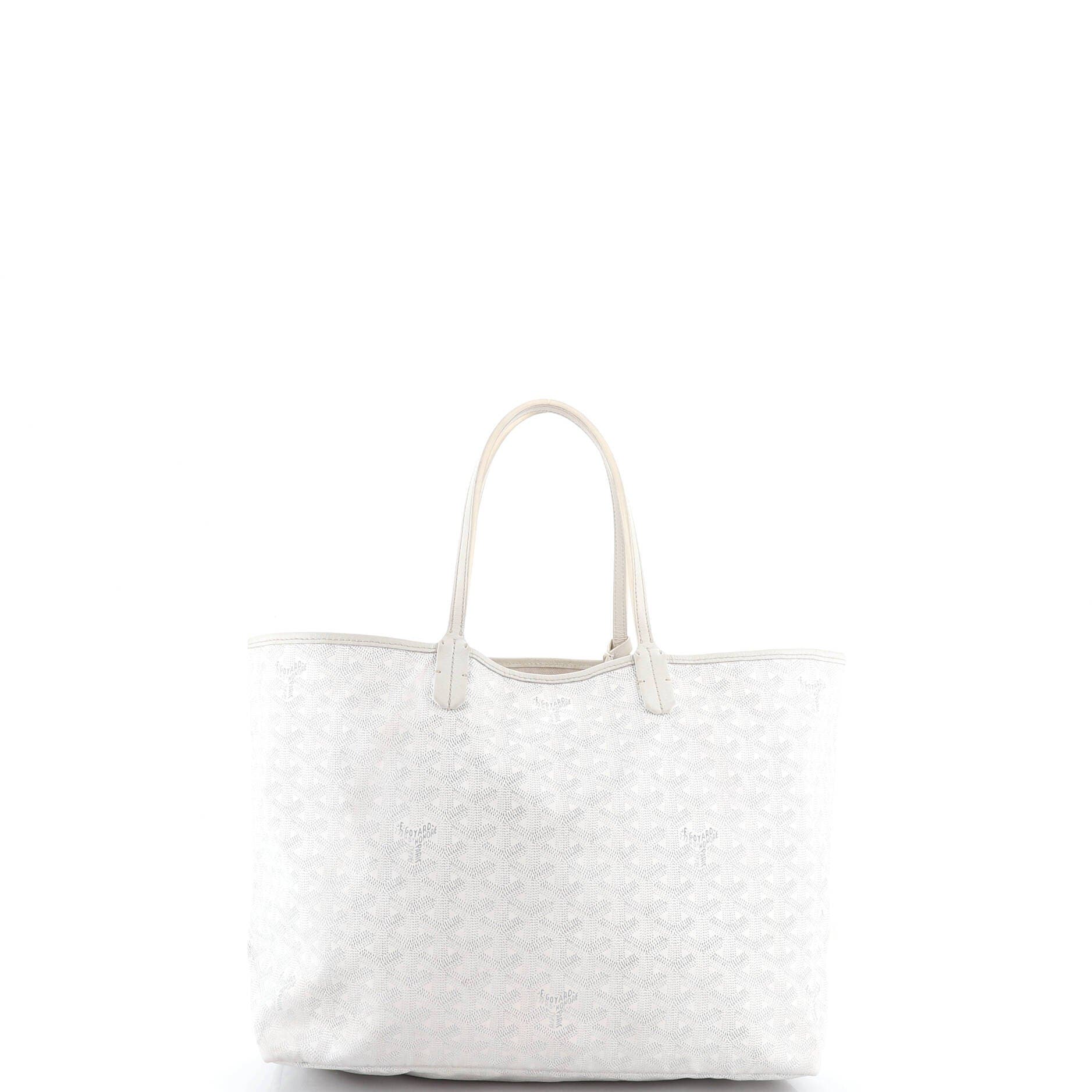 Saint Louis Tote Coated Canvas PM, Alternate, color, White