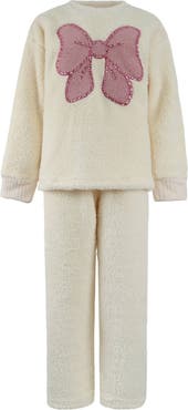 Lola + The Boys Big Bow Crystal Fuzzy Set