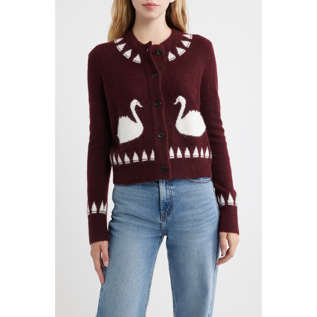 Rails Millie Cardigan In Burgundy